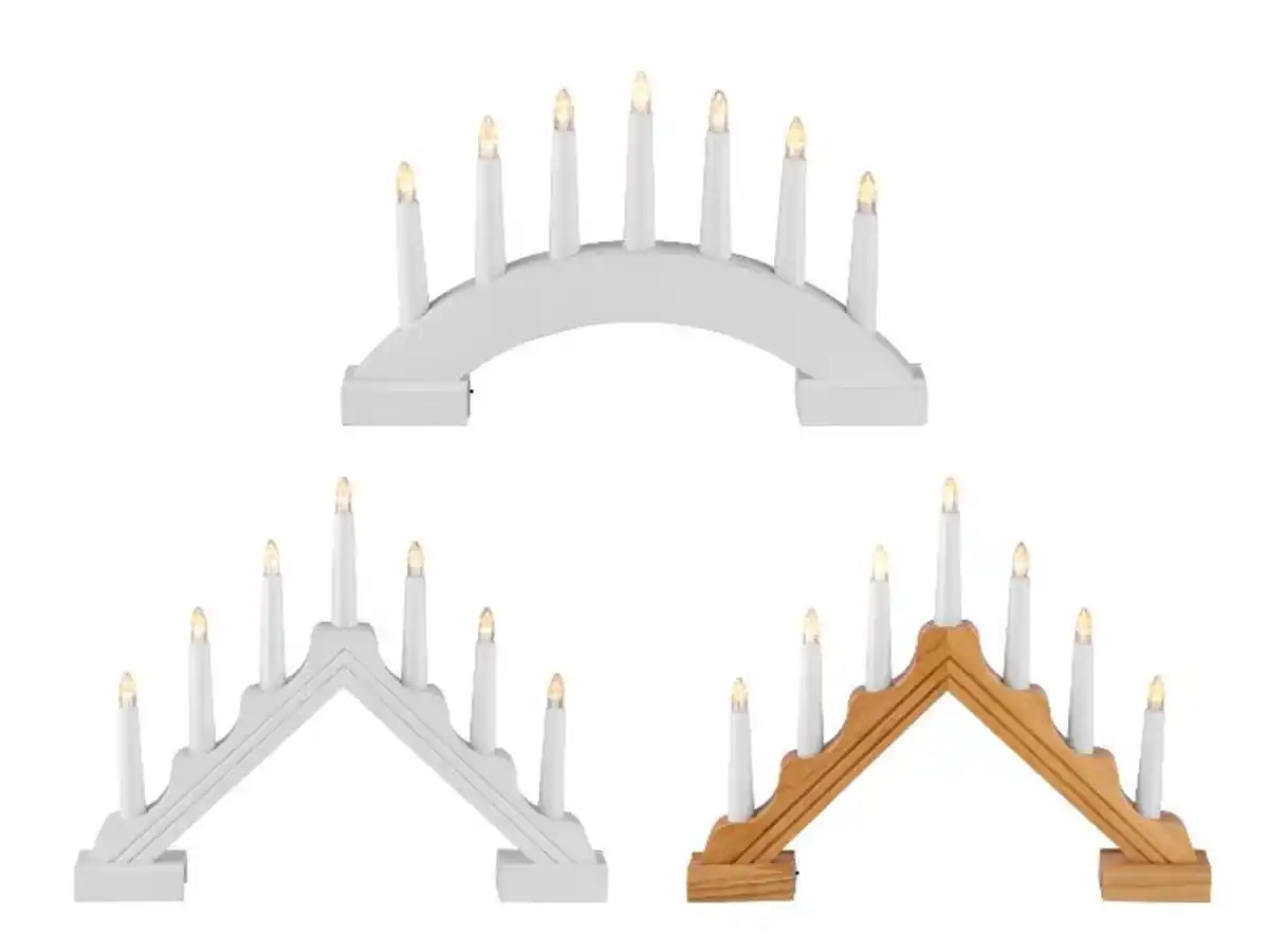 Bild 1 von LIVARNO home Fensterbogen 7 Flammen LED