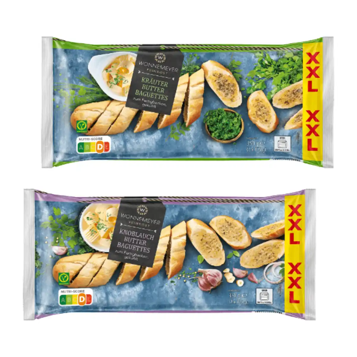 Bild 1 von WONNEMEYER Gewürzbutter-Baguette XXL 350g