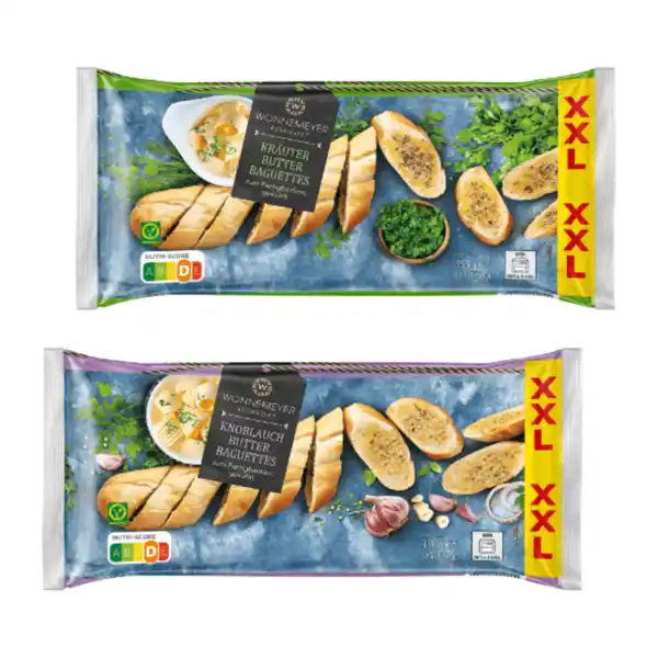 Bild 1 von WONNEMEYER Gewürzbutter-Baguette XXL 350g
