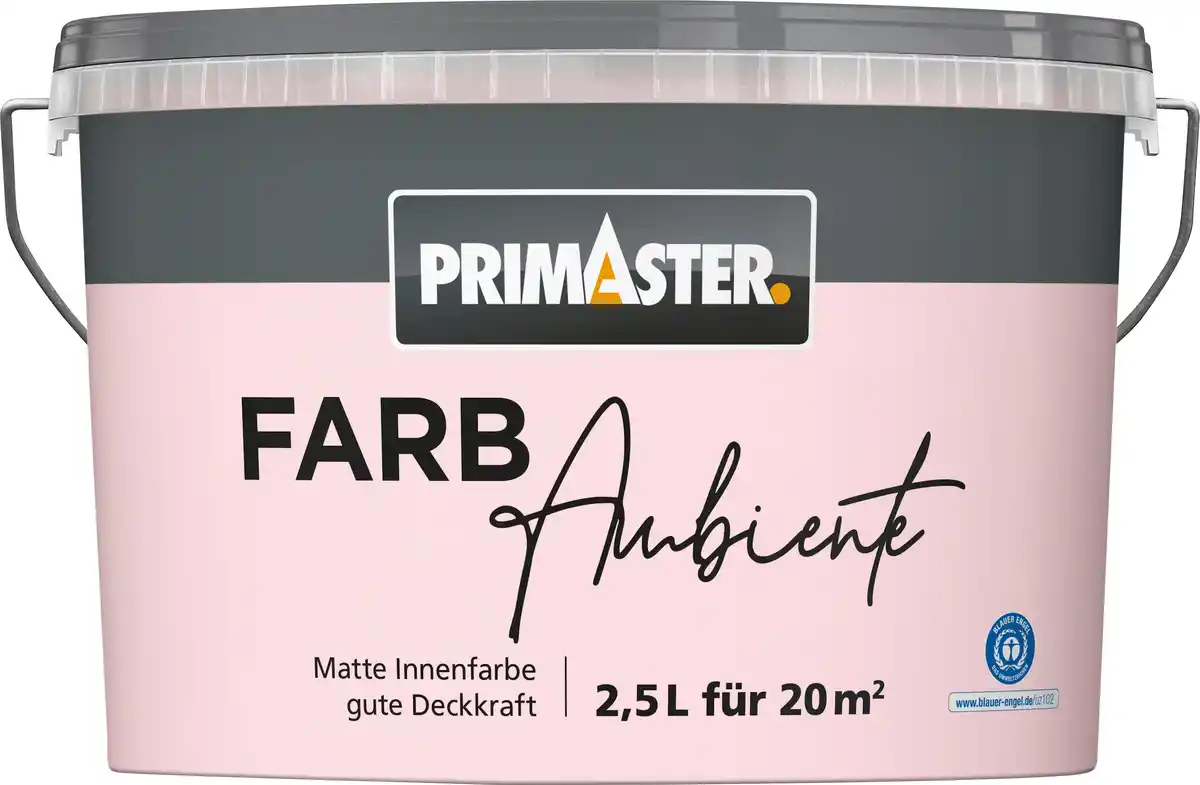 Bild 1 von Primaster Farbambiente Wandfarbe matt rose 2,5 L