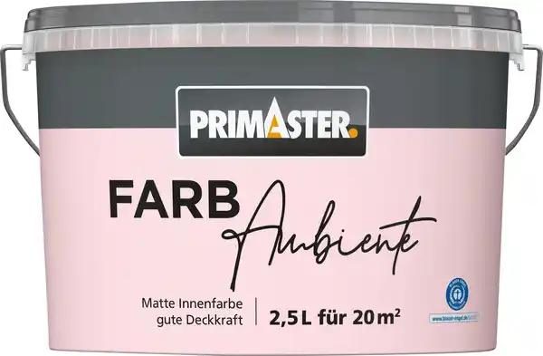 Bild 1 von Primaster Farbambiente Wandfarbe matt rose 2,5 L