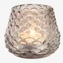 Bild 3 von Teelichthalter BIFROST Ø8xH7cm warmes grau