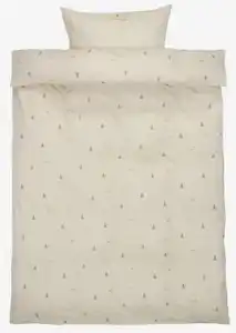 Flanell-Bettwäsche KRISTIN 135x200 natur