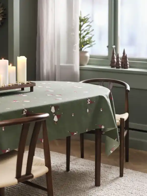 Bild 1 von Beschichtete Tischdecke ALUNIT 140 grün/rot