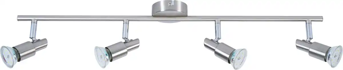 Bild 1 von LED Leuchten 4er Spot Lina nickel-chrom 68 x 12 cm warmweiß