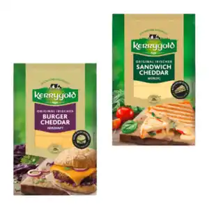 KERRYGOLD Irischer Burger-Cheddar 130g