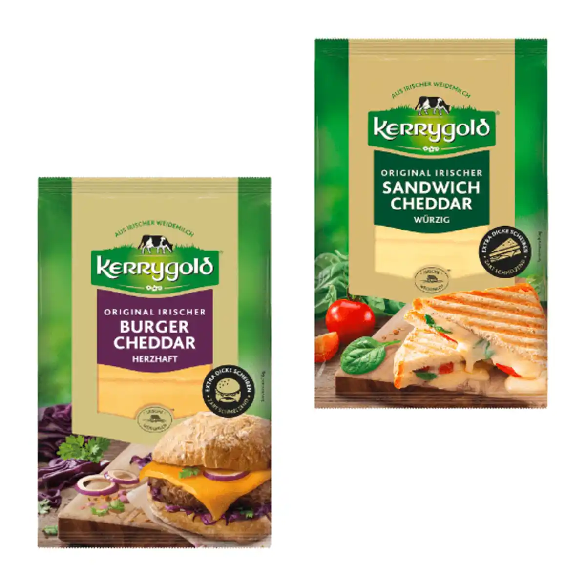 Bild 1 von KERRYGOLD Irischer Burger-Cheddar 130g