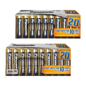 PANASONIC Alkaline-Power-Batterien