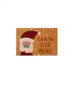 Bild 1 von Fußmatte Kokos Santa Stop Here 40x60cm rot