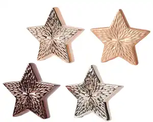 Dekostern Porzellan 15 x 16 cm 4-fach sortiert