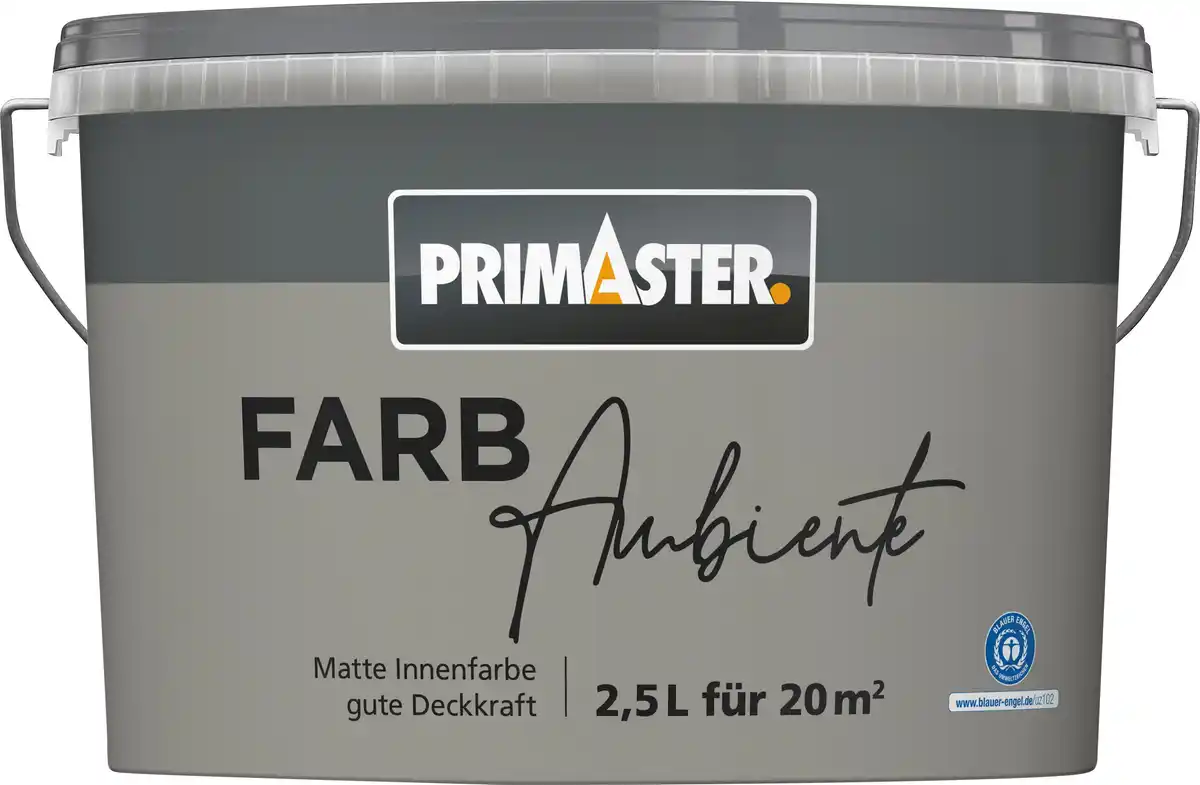 Bild 1 von Primaster Farbambiente Wandfarbe matt naturgrau 2,5 L