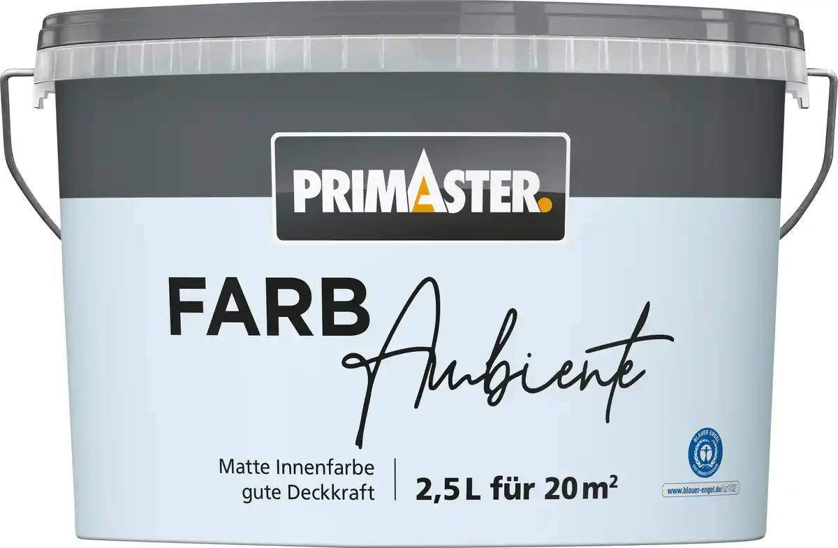 Bild 1 von Primaster Farbambiente Wandfarbe matt pastellblau 2,5 L