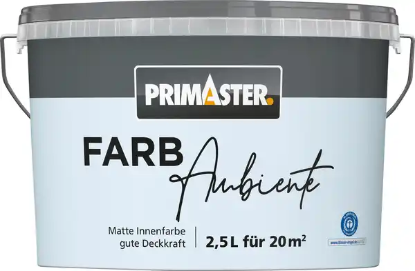 Bild 1 von Primaster Farbambiente Wandfarbe matt pastellblau 2,5 L