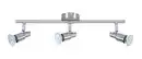 Bild 1 von LED Leuchten 3er Spot Lina nickel-chrom 47 x 12 cm warmweiß