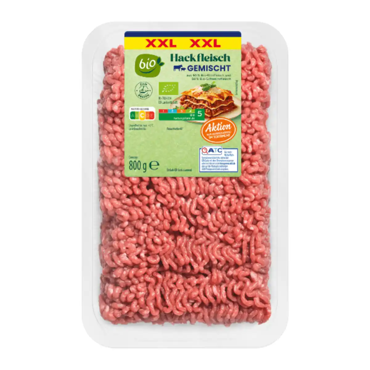 Bild 2 von BIO Hackfleisch gemischt XXL 800g
