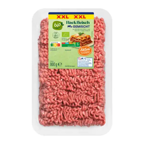 Bild 2 von BIO Hackfleisch gemischt XXL 800g