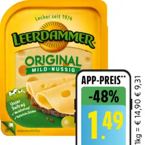 Leerdammer Scheiben oder Reibekäse