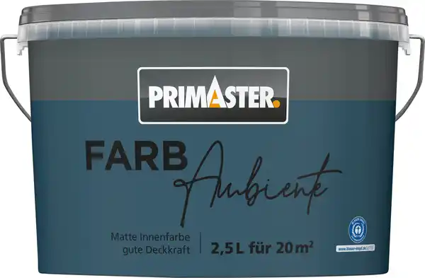Bild 1 von Primaster Farbambiente Wandfarbe matt pazifik 2,5 L
