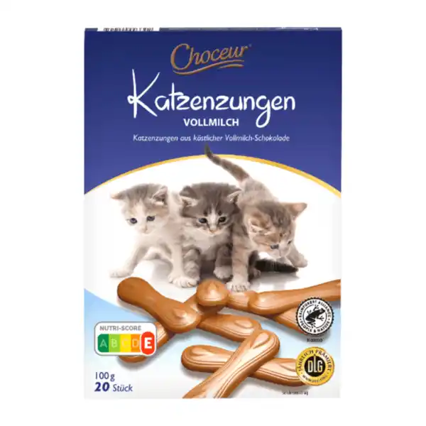 Bild 3 von CHOCEUR Katzenzungen 100g