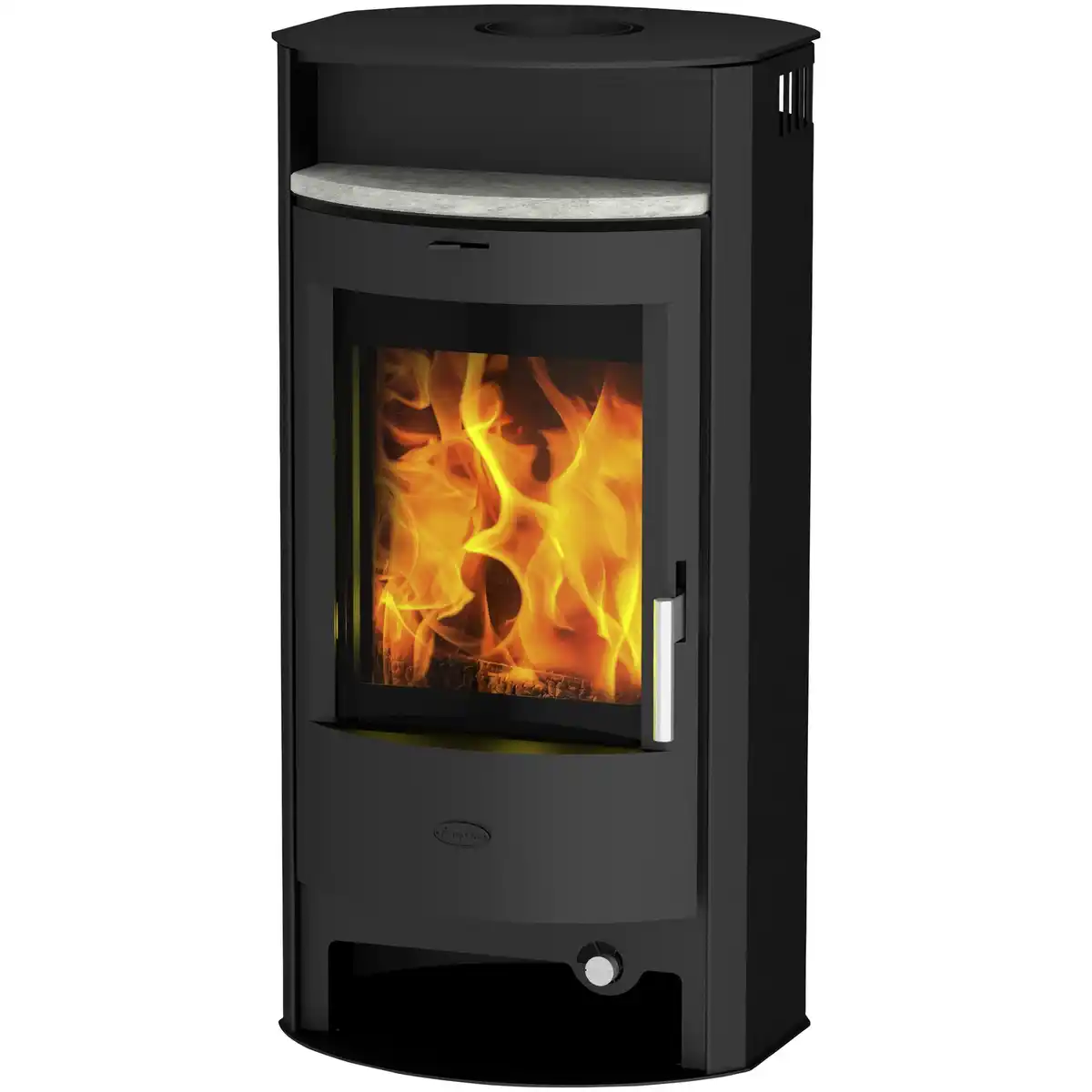 Bild 1 von FIREPLACE Kaminofen »Porto«, grau, Stahl, 6 kW, Dauerbrand geeignet