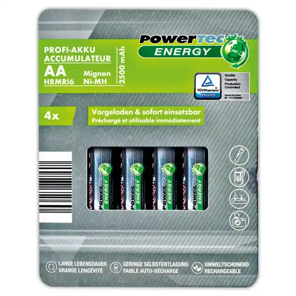 Bild 1 von Powertec Energy Profi-Akku Mignon / Micro
