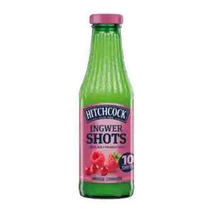 HITCHCOCK Ingwer-Shots Himbeere-Cranberry 0,5L
