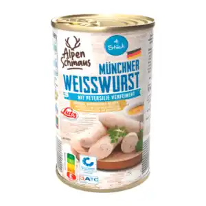 ALPENSCHMAUS Münchner Weißwürste 520g