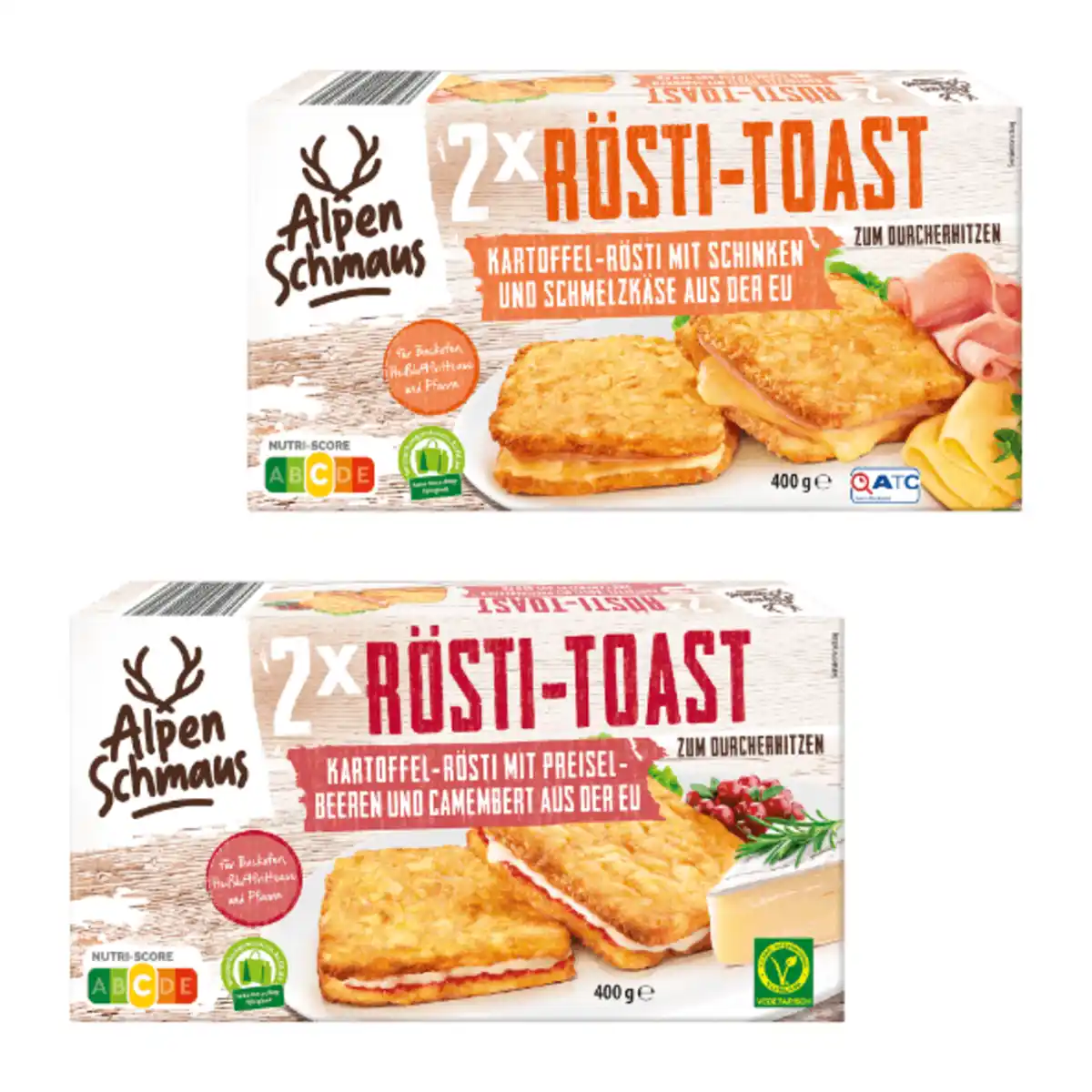 Bild 1 von ALPENSCHMAUS Rösti-Toast 400g