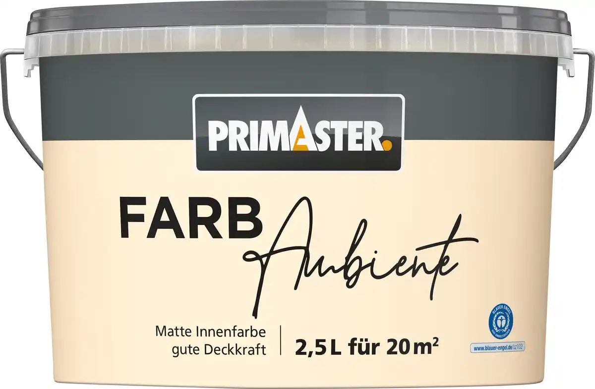 Bild 1 von Primaster Farbambiente Wandfarbe matt champagner 2,5 L