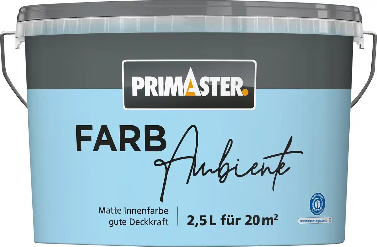 Bild 1 von Primaster Farbambiente Wandfarbe matt himmelblau 2,5 L