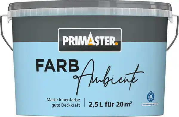 Bild 1 von Primaster Farbambiente Wandfarbe matt himmelblau 2,5 L