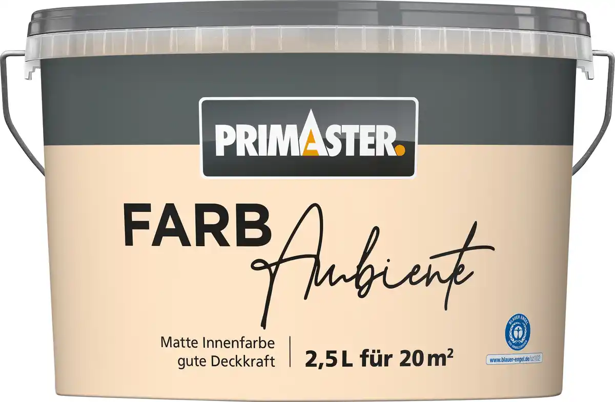 Bild 1 von Primaster Farbambiente Wandfarbe matt pfirsich 2,5 L