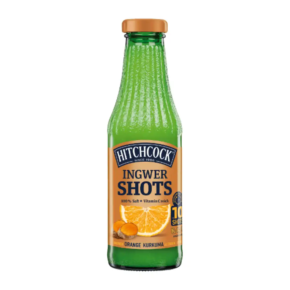 Bild 1 von HITCHCOCK Ingwer-Shots Orange-Kurkuma 0,5L