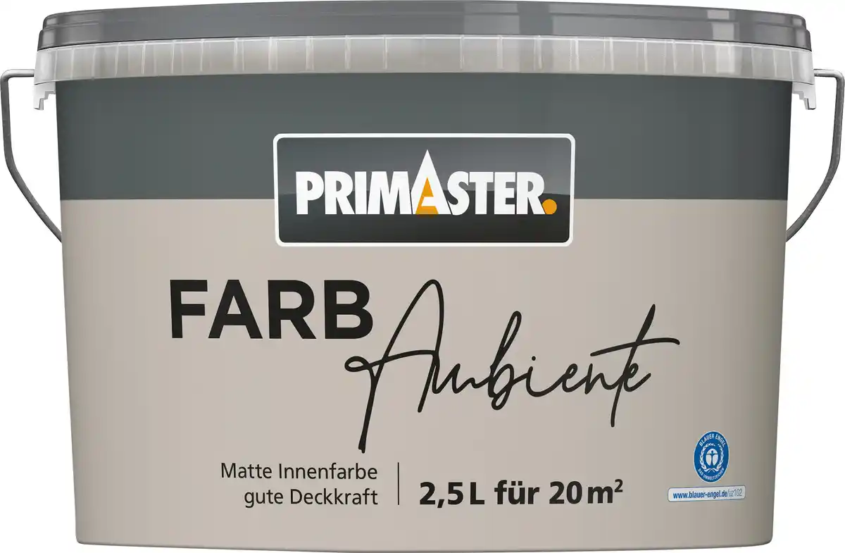 Bild 1 von Primaster Farbambiente Wandfarbe matt steingrau 2,5 L