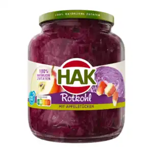 HAK Rotkohl 700g