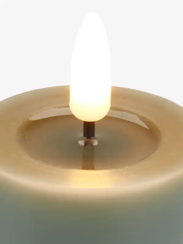 Bild 4 von LED-Stumpenkerze FALAR Ø5xH13cm grün m/Timer