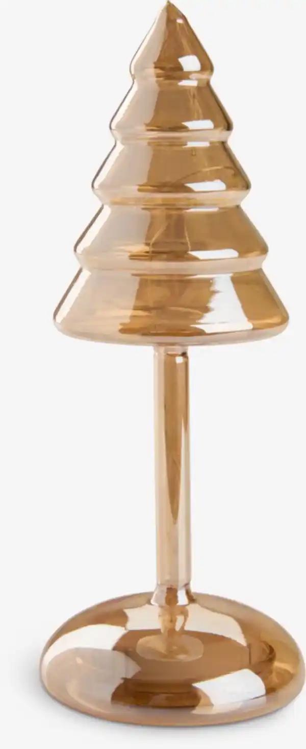 Bild 1 von Weihnachtsbaum RUBIN H24cm Glas m/LED und Timer