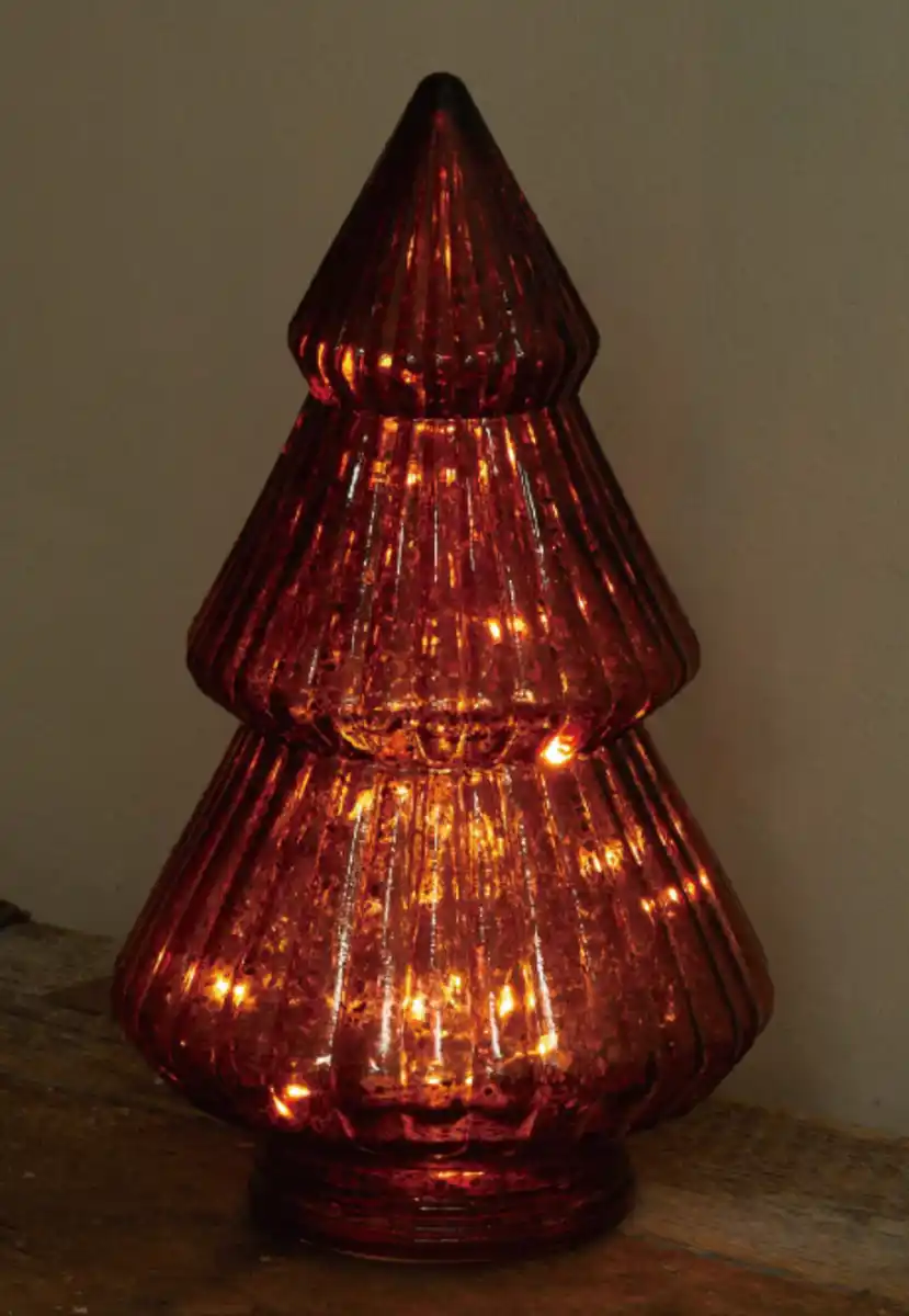 Bild 1 von WH Tannenbaumlampe Glas 15LED 2fach.sort. 2xAAA NE