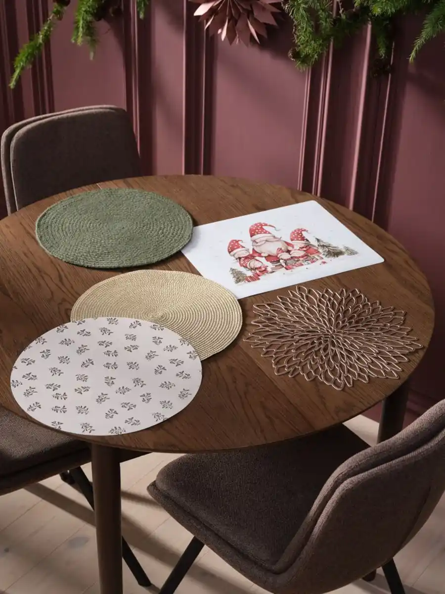 Bild 2 von Tischset KUNGSMYNTA Ø38 gold/beige