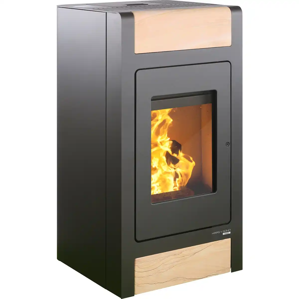 Bild 1 von HAAS & SOHN Pelletofen »HSP 2.stone«, Woodstone, Stahlblech, 8 kW