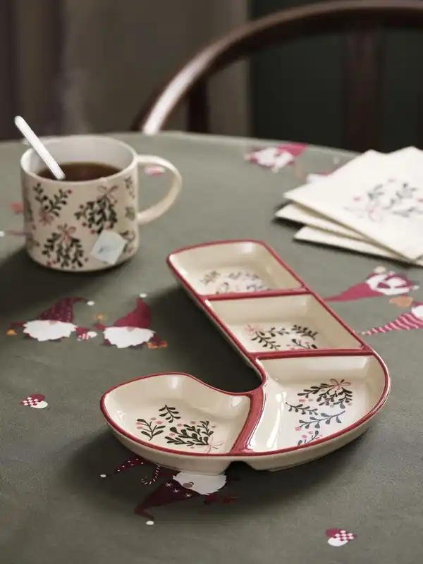 Bild 2 von Schale LIN B22xL32xH3cm off-white