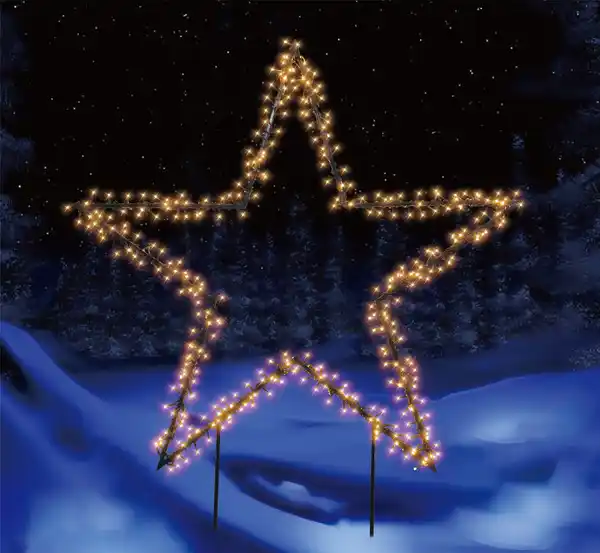 Bild 1 von TrendLine LED Stecker Stern 130 x 120 cm warmweiß