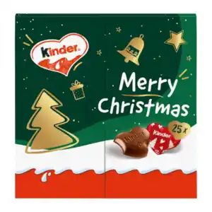 FERRERO Kinder Weihnachtliche Grußpackung 107g