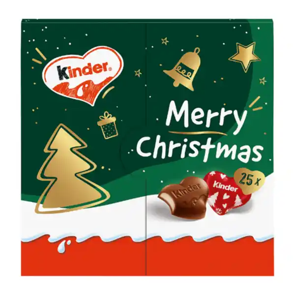 Bild 1 von FERRERO Kinder Weihnachtliche Grußpackung 107g