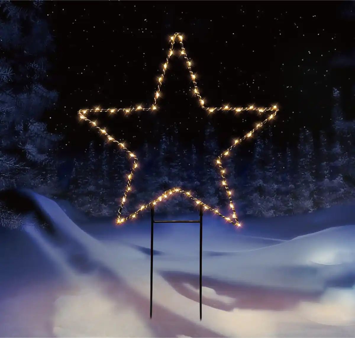 Bild 1 von TrendLine LED Stecker Stern 55 cm warmweiß