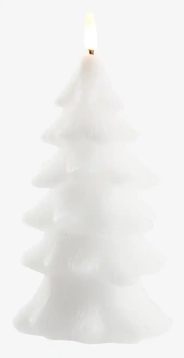 Bild 1 von LED-Kerze MARIPOSIT Ø9xH19cm weiß