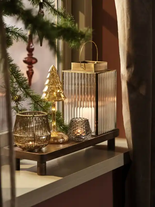 Bild 2 von Dekotablett SKADI B15xL45xH6cm Holz