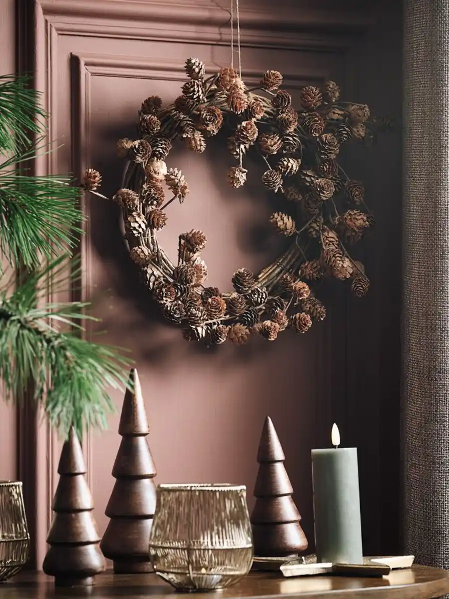 Bild 2 von Kranz HOD Ø40cm m/Tannenzapfen