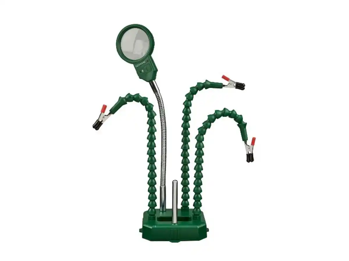 Bild 2 von PARKSIDE® Entlötpumpe, Lötspitzenreiniger und Seitenschneider Set / Lötmatte und Lötkolbenständer Set / Löthilfe mit Beleuchtung