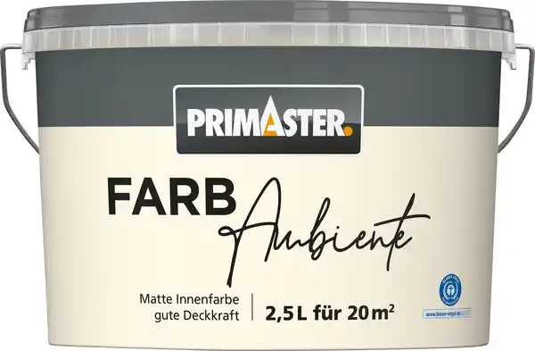 Bild 1 von Primaster Farbambiente Wandfarbe matt kaschmir 2,5 L